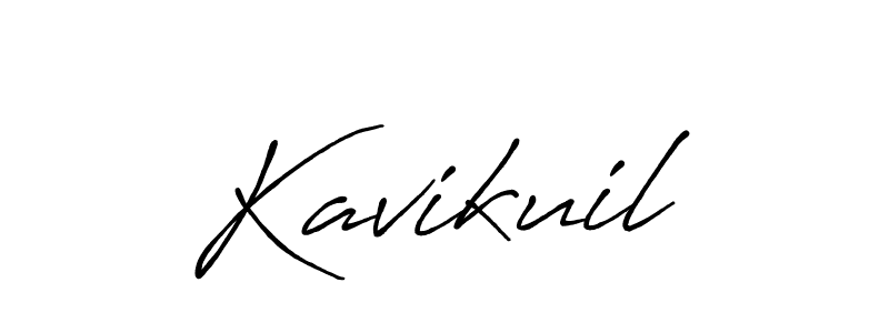 Create a beautiful signature design for name Kavikuil. With this signature (Antro_Vectra_Bolder) fonts, you can make a handwritten signature for free. Kavikuil signature style 7 images and pictures png