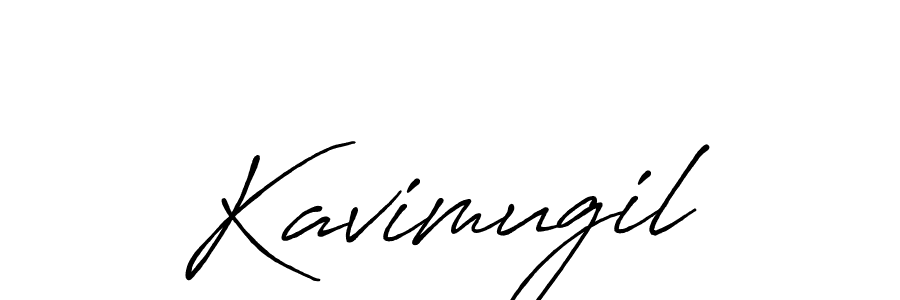 Kavimugil stylish signature style. Best Handwritten Sign (Antro_Vectra_Bolder) for my name. Handwritten Signature Collection Ideas for my name Kavimugil. Kavimugil signature style 7 images and pictures png