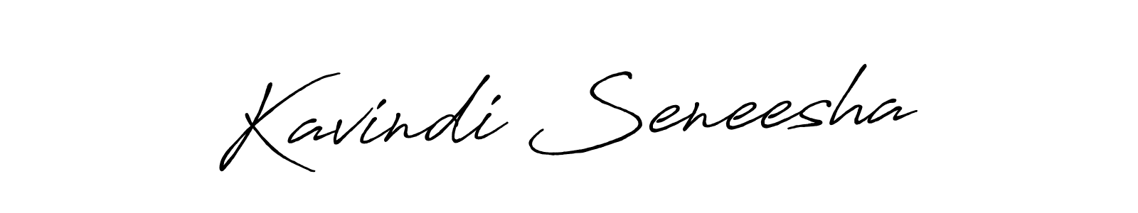 Kavindi Seneesha stylish signature style. Best Handwritten Sign (Antro_Vectra_Bolder) for my name. Handwritten Signature Collection Ideas for my name Kavindi Seneesha. Kavindi Seneesha signature style 7 images and pictures png