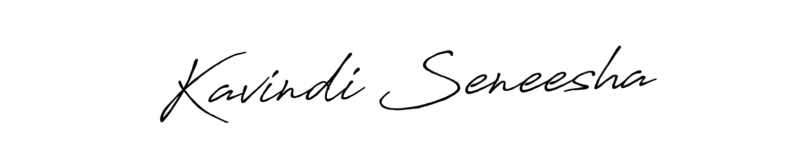 Kavindi Seneesha stylish signature style. Best Handwritten Sign (Antro_Vectra_Bolder) for my name. Handwritten Signature Collection Ideas for my name Kavindi Seneesha. Kavindi Seneesha signature style 7 images and pictures png