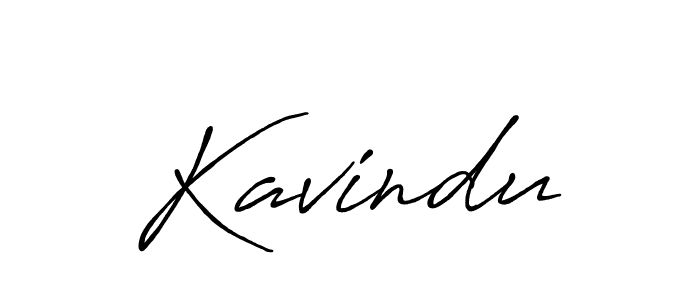 Design your own signature with our free online signature maker. With this signature software, you can create a handwritten (Antro_Vectra_Bolder) signature for name Kavindu. Kavindu signature style 7 images and pictures png