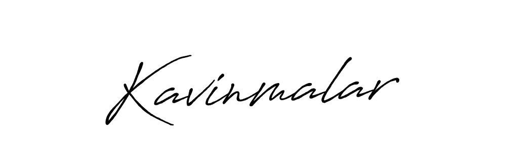 Create a beautiful signature design for name Kavinmalar. With this signature (Antro_Vectra_Bolder) fonts, you can make a handwritten signature for free. Kavinmalar signature style 7 images and pictures png