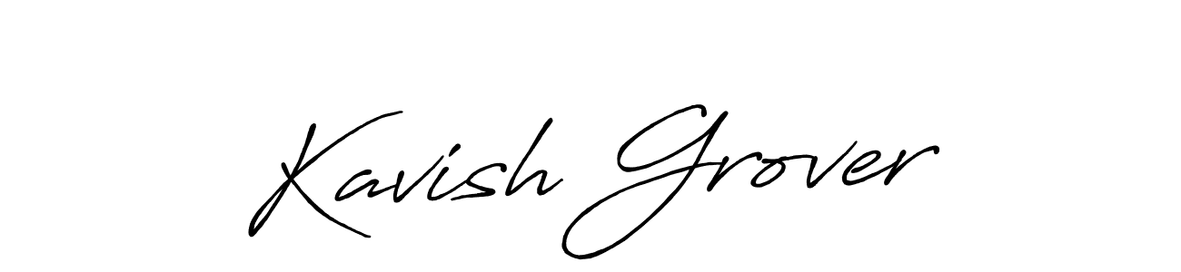 Make a beautiful signature design for name Kavish Grover. Use this online signature maker to create a handwritten signature for free. Kavish Grover signature style 7 images and pictures png