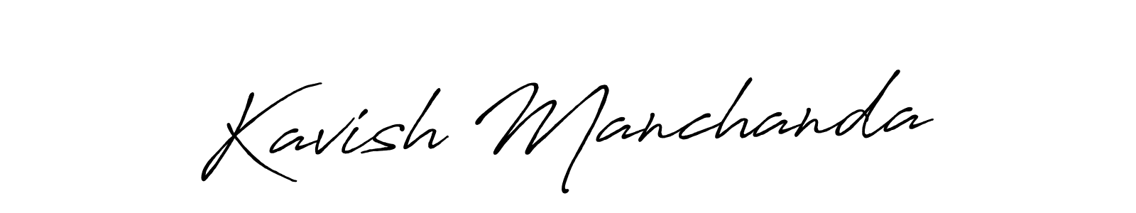 Similarly Antro_Vectra_Bolder is the best handwritten signature design. Signature creator online .You can use it as an online autograph creator for name Kavish Manchanda. Kavish Manchanda signature style 7 images and pictures png