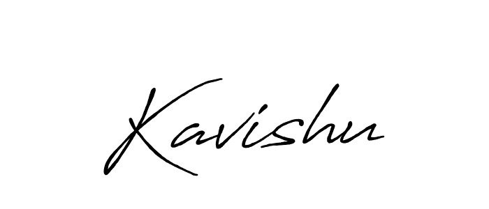 Similarly Antro_Vectra_Bolder is the best handwritten signature design. Signature creator online .You can use it as an online autograph creator for name Kavishu. Kavishu signature style 7 images and pictures png