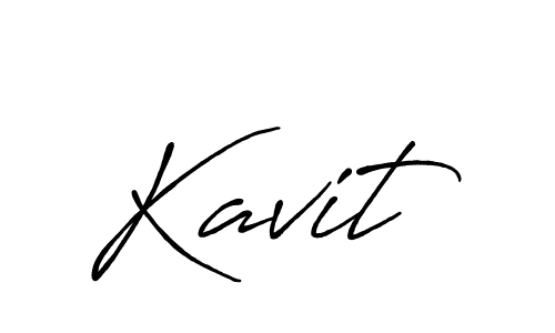 Also we have Kavit name is the best signature style. Create professional handwritten signature collection using Antro_Vectra_Bolder autograph style. Kavit signature style 7 images and pictures png