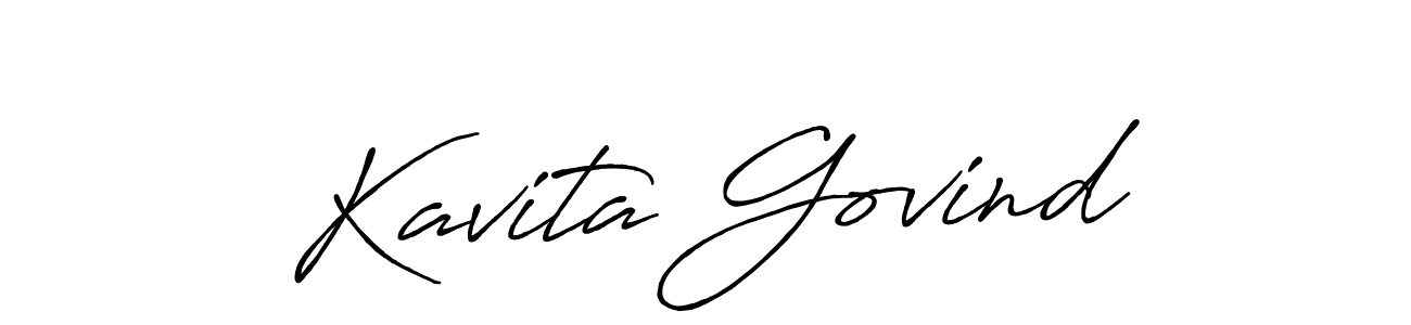 This is the best signature style for the Kavita Govind name. Also you like these signature font (Antro_Vectra_Bolder). Mix name signature. Kavita Govind signature style 7 images and pictures png