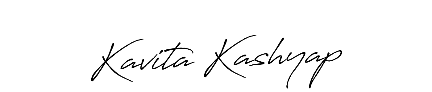How to make Kavita Kashyap signature? Antro_Vectra_Bolder is a professional autograph style. Create handwritten signature for Kavita Kashyap name. Kavita Kashyap signature style 7 images and pictures png