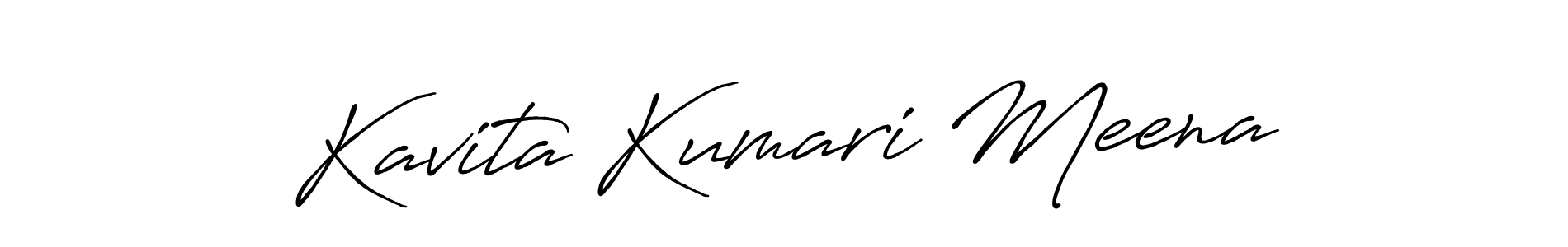It looks lik you need a new signature style for name Kavita Kumari Meena. Design unique handwritten (Antro_Vectra_Bolder) signature with our free signature maker in just a few clicks. Kavita Kumari Meena signature style 7 images and pictures png