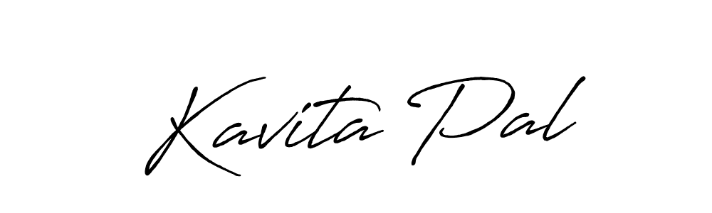 How to make Kavita Pal signature? Antro_Vectra_Bolder is a professional autograph style. Create handwritten signature for Kavita Pal name. Kavita Pal signature style 7 images and pictures png