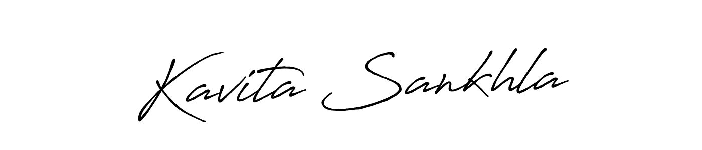 The best way (Antro_Vectra_Bolder) to make a short signature is to pick only two or three words in your name. The name Kavita Sankhla include a total of six letters. For converting this name. Kavita Sankhla signature style 7 images and pictures png