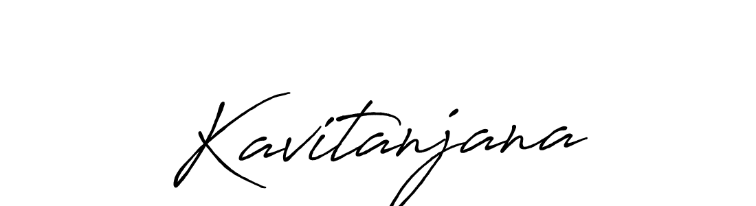 Also You can easily find your signature by using the search form. We will create Kavitanjana name handwritten signature images for you free of cost using Antro_Vectra_Bolder sign style. Kavitanjana signature style 7 images and pictures png