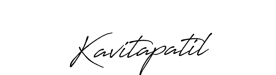 Kavitapatil stylish signature style. Best Handwritten Sign (Antro_Vectra_Bolder) for my name. Handwritten Signature Collection Ideas for my name Kavitapatil. Kavitapatil signature style 7 images and pictures png