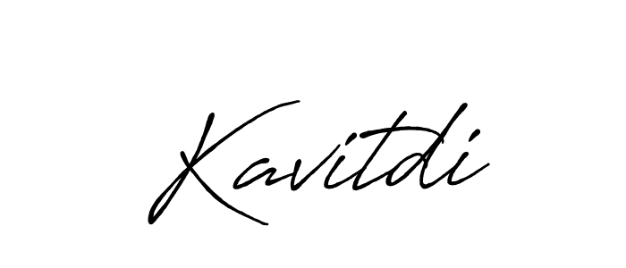 How to make Kavitdi signature? Antro_Vectra_Bolder is a professional autograph style. Create handwritten signature for Kavitdi name. Kavitdi signature style 7 images and pictures png