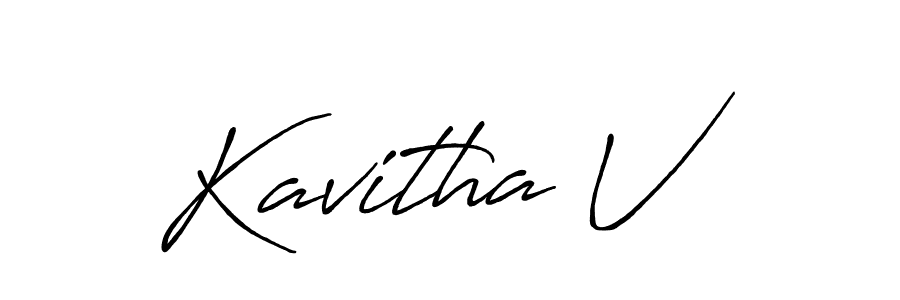 Once you've used our free online signature maker to create your best signature Antro_Vectra_Bolder style, it's time to enjoy all of the benefits that Kavitha V name signing documents. Kavitha V signature style 7 images and pictures png