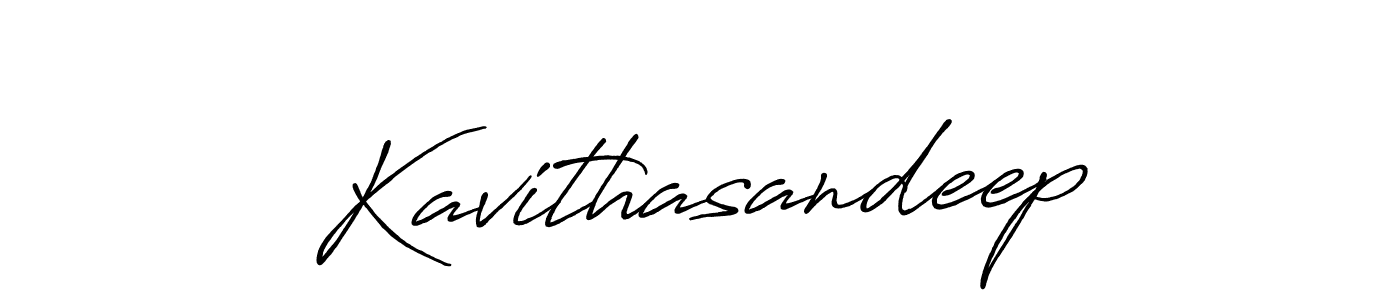 Make a beautiful signature design for name Kavithasandeep. Use this online signature maker to create a handwritten signature for free. Kavithasandeep signature style 7 images and pictures png