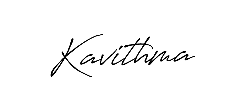 Make a beautiful signature design for name Kavithma. With this signature (Antro_Vectra_Bolder) style, you can create a handwritten signature for free. Kavithma signature style 7 images and pictures png