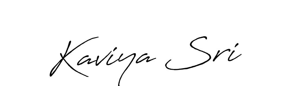 The best way (Antro_Vectra_Bolder) to make a short signature is to pick only two or three words in your name. The name Kaviya Sri include a total of six letters. For converting this name. Kaviya Sri signature style 7 images and pictures png