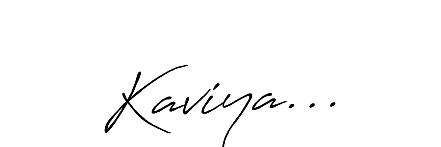 Make a beautiful signature design for name Kaviya.... With this signature (Antro_Vectra_Bolder) style, you can create a handwritten signature for free. Kaviya... signature style 7 images and pictures png