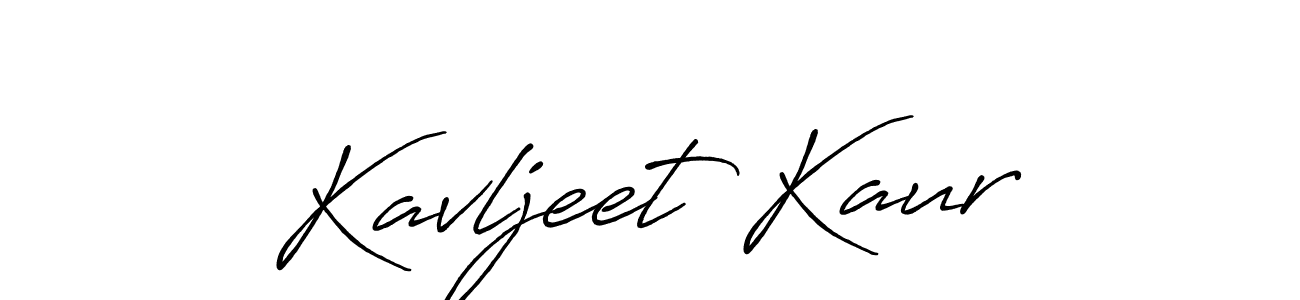 Kavljeet Kaur stylish signature style. Best Handwritten Sign (Antro_Vectra_Bolder) for my name. Handwritten Signature Collection Ideas for my name Kavljeet Kaur. Kavljeet Kaur signature style 7 images and pictures png