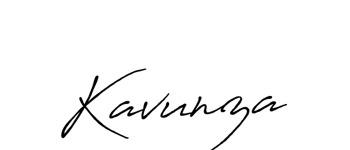 Kavunza stylish signature style. Best Handwritten Sign (Antro_Vectra_Bolder) for my name. Handwritten Signature Collection Ideas for my name Kavunza. Kavunza signature style 7 images and pictures png