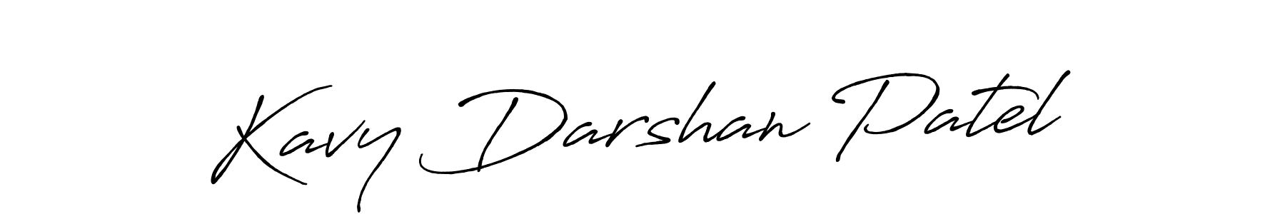 You should practise on your own different ways (Antro_Vectra_Bolder) to write your name (Kavy Darshan Patel) in signature. don't let someone else do it for you. Kavy Darshan Patel signature style 7 images and pictures png