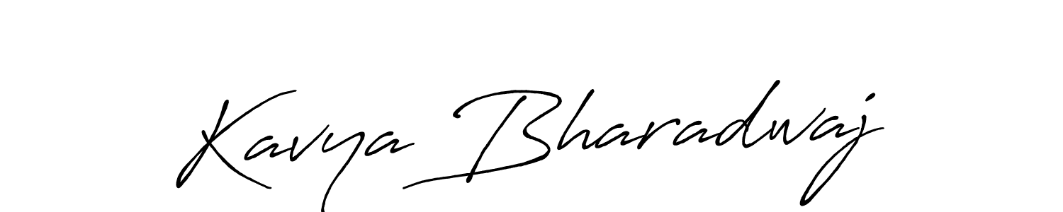 How to make Kavya Bharadwaj signature? Antro_Vectra_Bolder is a professional autograph style. Create handwritten signature for Kavya Bharadwaj name. Kavya Bharadwaj signature style 7 images and pictures png