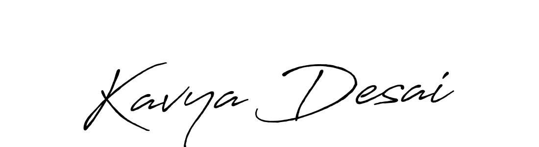 Antro_Vectra_Bolder is a professional signature style that is perfect for those who want to add a touch of class to their signature. It is also a great choice for those who want to make their signature more unique. Get Kavya Desai name to fancy signature for free. Kavya Desai signature style 7 images and pictures png