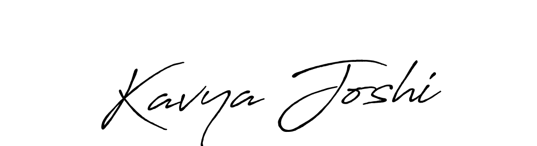 Use a signature maker to create a handwritten signature online. With this signature software, you can design (Antro_Vectra_Bolder) your own signature for name Kavya Joshi. Kavya Joshi signature style 7 images and pictures png