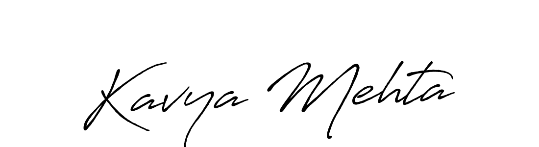 Kavya Mehta stylish signature style. Best Handwritten Sign (Antro_Vectra_Bolder) for my name. Handwritten Signature Collection Ideas for my name Kavya Mehta. Kavya Mehta signature style 7 images and pictures png