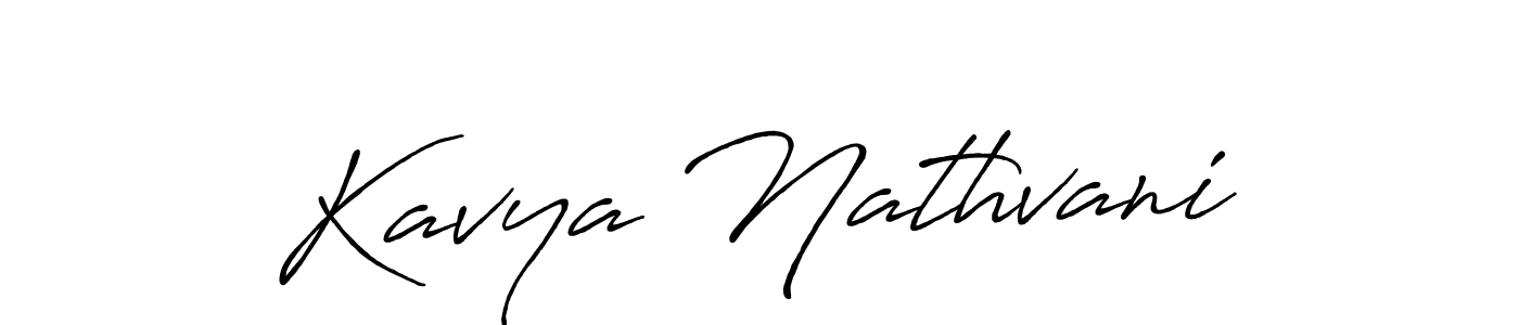 Make a beautiful signature design for name Kavya Nathvani. Use this online signature maker to create a handwritten signature for free. Kavya Nathvani signature style 7 images and pictures png