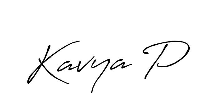 You should practise on your own different ways (Antro_Vectra_Bolder) to write your name (Kavya P) in signature. don't let someone else do it for you. Kavya P signature style 7 images and pictures png