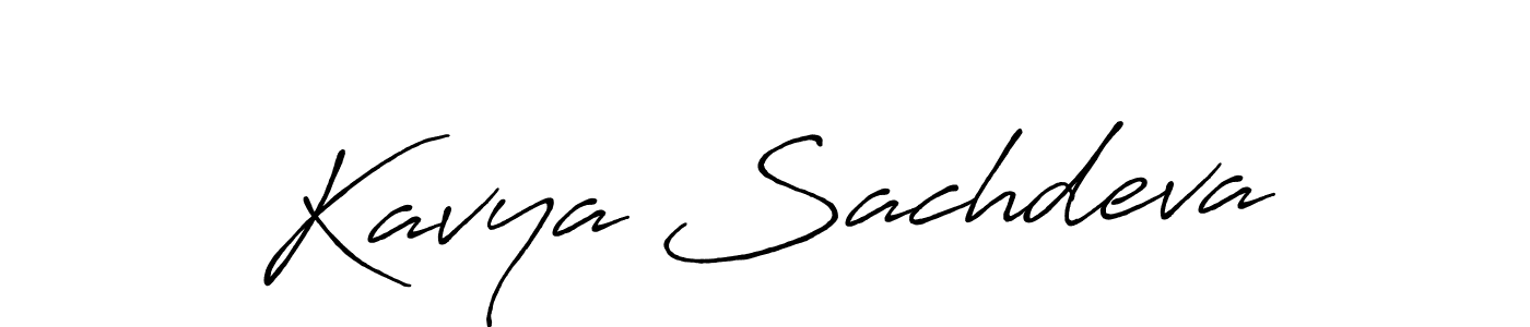 Similarly Antro_Vectra_Bolder is the best handwritten signature design. Signature creator online .You can use it as an online autograph creator for name Kavya Sachdeva. Kavya Sachdeva signature style 7 images and pictures png