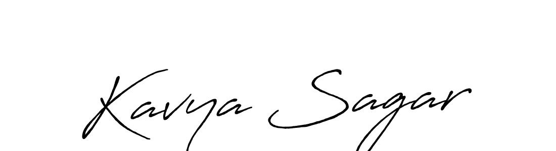 You should practise on your own different ways (Antro_Vectra_Bolder) to write your name (Kavya Sagar) in signature. don't let someone else do it for you. Kavya Sagar signature style 7 images and pictures png