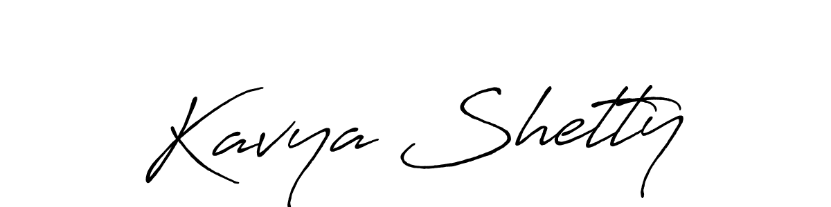 It looks lik you need a new signature style for name Kavya Shetty. Design unique handwritten (Antro_Vectra_Bolder) signature with our free signature maker in just a few clicks. Kavya Shetty signature style 7 images and pictures png