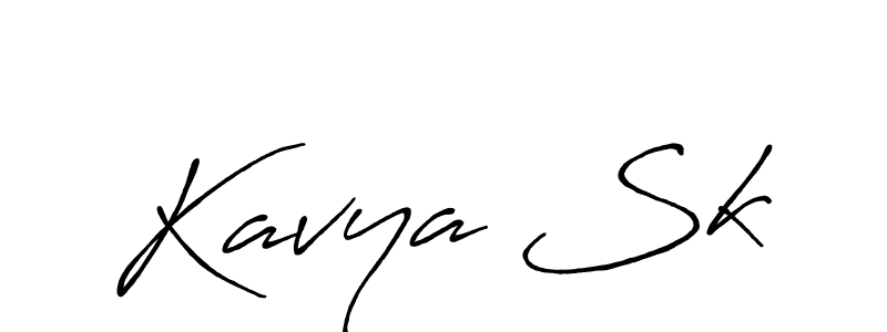 This is the best signature style for the Kavya Sk name. Also you like these signature font (Antro_Vectra_Bolder). Mix name signature. Kavya Sk signature style 7 images and pictures png
