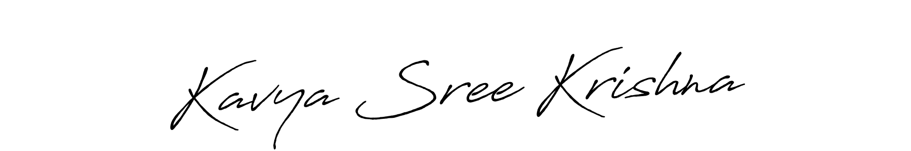 Also we have Kavya Sree Krishna name is the best signature style. Create professional handwritten signature collection using Antro_Vectra_Bolder autograph style. Kavya Sree Krishna signature style 7 images and pictures png