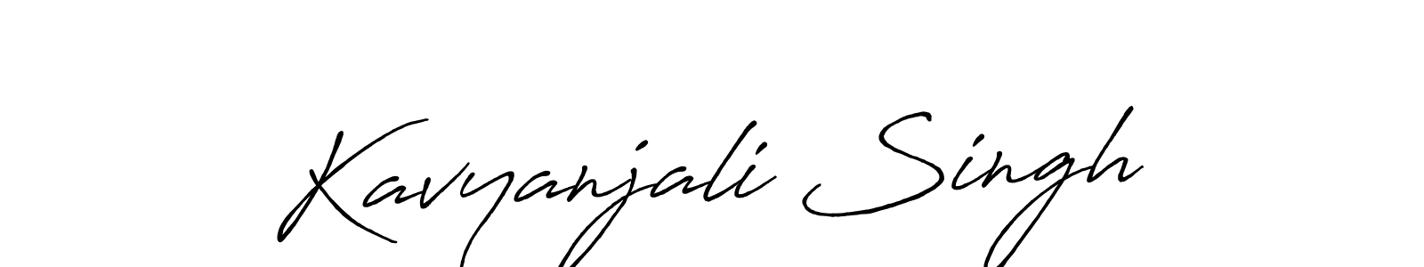 Design your own signature with our free online signature maker. With this signature software, you can create a handwritten (Antro_Vectra_Bolder) signature for name Kavyanjali Singh. Kavyanjali Singh signature style 7 images and pictures png