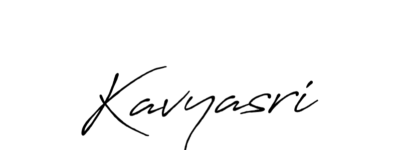 Kavyasri stylish signature style. Best Handwritten Sign (Antro_Vectra_Bolder) for my name. Handwritten Signature Collection Ideas for my name Kavyasri. Kavyasri signature style 7 images and pictures png