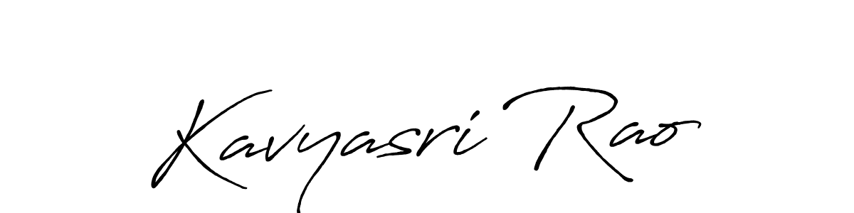 How to make Kavyasri Rao signature? Antro_Vectra_Bolder is a professional autograph style. Create handwritten signature for Kavyasri Rao name. Kavyasri Rao signature style 7 images and pictures png