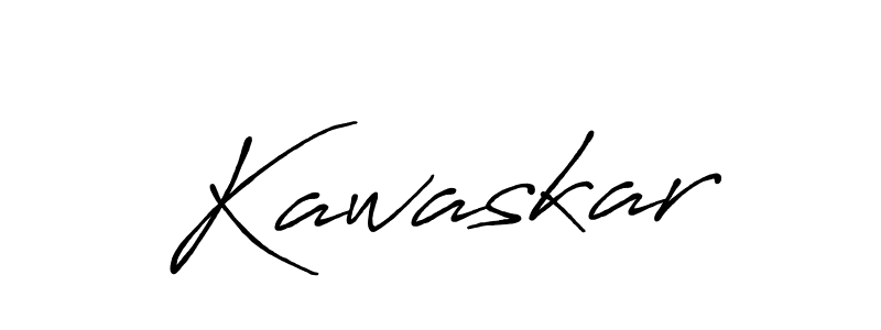 Design your own signature with our free online signature maker. With this signature software, you can create a handwritten (Antro_Vectra_Bolder) signature for name Kawaskar. Kawaskar signature style 7 images and pictures png