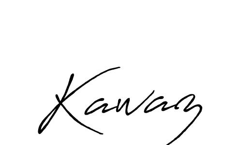 You should practise on your own different ways (Antro_Vectra_Bolder) to write your name (Kawaz) in signature. don't let someone else do it for you. Kawaz signature style 7 images and pictures png