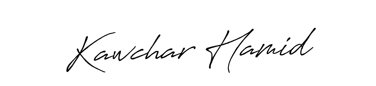 This is the best signature style for the Kawchar Hamid name. Also you like these signature font (Antro_Vectra_Bolder). Mix name signature. Kawchar Hamid signature style 7 images and pictures png