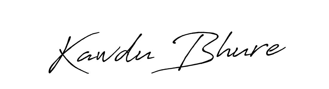 Also You can easily find your signature by using the search form. We will create Kawdu Bhure name handwritten signature images for you free of cost using Antro_Vectra_Bolder sign style. Kawdu Bhure signature style 7 images and pictures png