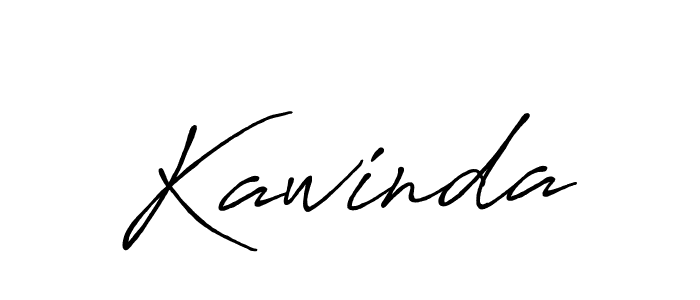 Design your own signature with our free online signature maker. With this signature software, you can create a handwritten (Antro_Vectra_Bolder) signature for name Kawinda. Kawinda signature style 7 images and pictures png
