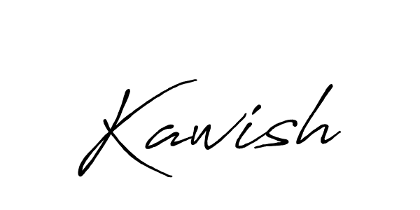 How to make Kawish signature? Antro_Vectra_Bolder is a professional autograph style. Create handwritten signature for Kawish name. Kawish signature style 7 images and pictures png