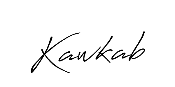 Make a beautiful signature design for name Kawkab. With this signature (Antro_Vectra_Bolder) style, you can create a handwritten signature for free. Kawkab signature style 7 images and pictures png