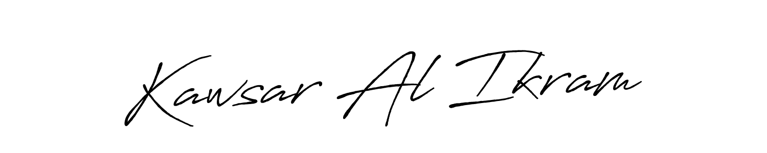 if you are searching for the best signature style for your name Kawsar Al Ikram. so please give up your signature search. here we have designed multiple signature styles  using Antro_Vectra_Bolder. Kawsar Al Ikram signature style 7 images and pictures png