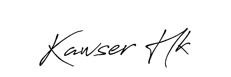 It looks lik you need a new signature style for name Kawser Hk. Design unique handwritten (Antro_Vectra_Bolder) signature with our free signature maker in just a few clicks. Kawser Hk signature style 7 images and pictures png