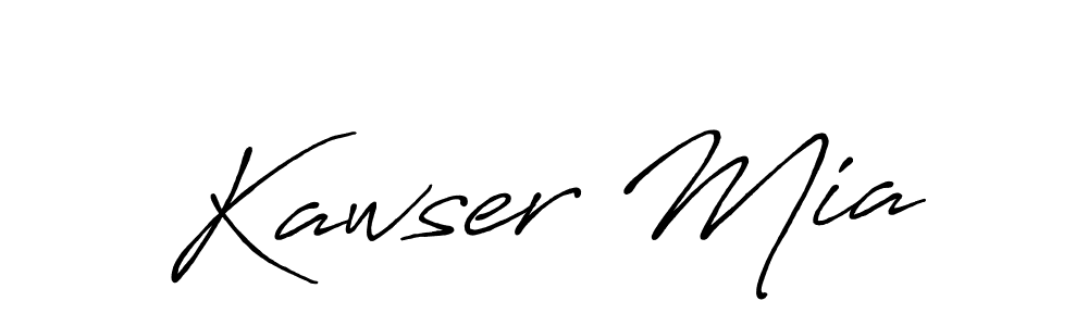 Make a short Kawser Mia signature style. Manage your documents anywhere anytime using Antro_Vectra_Bolder. Create and add eSignatures, submit forms, share and send files easily. Kawser Mia signature style 7 images and pictures png